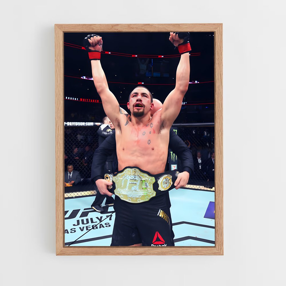 Poster Robert whittaker – affiche MMA (vue 4)